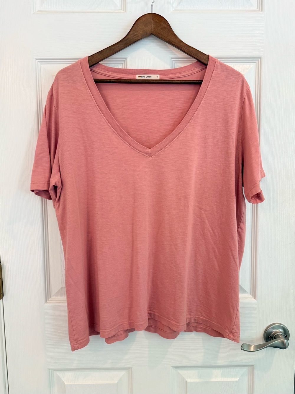 Marine Layer Women's Short Sleeve V-Neck Tee